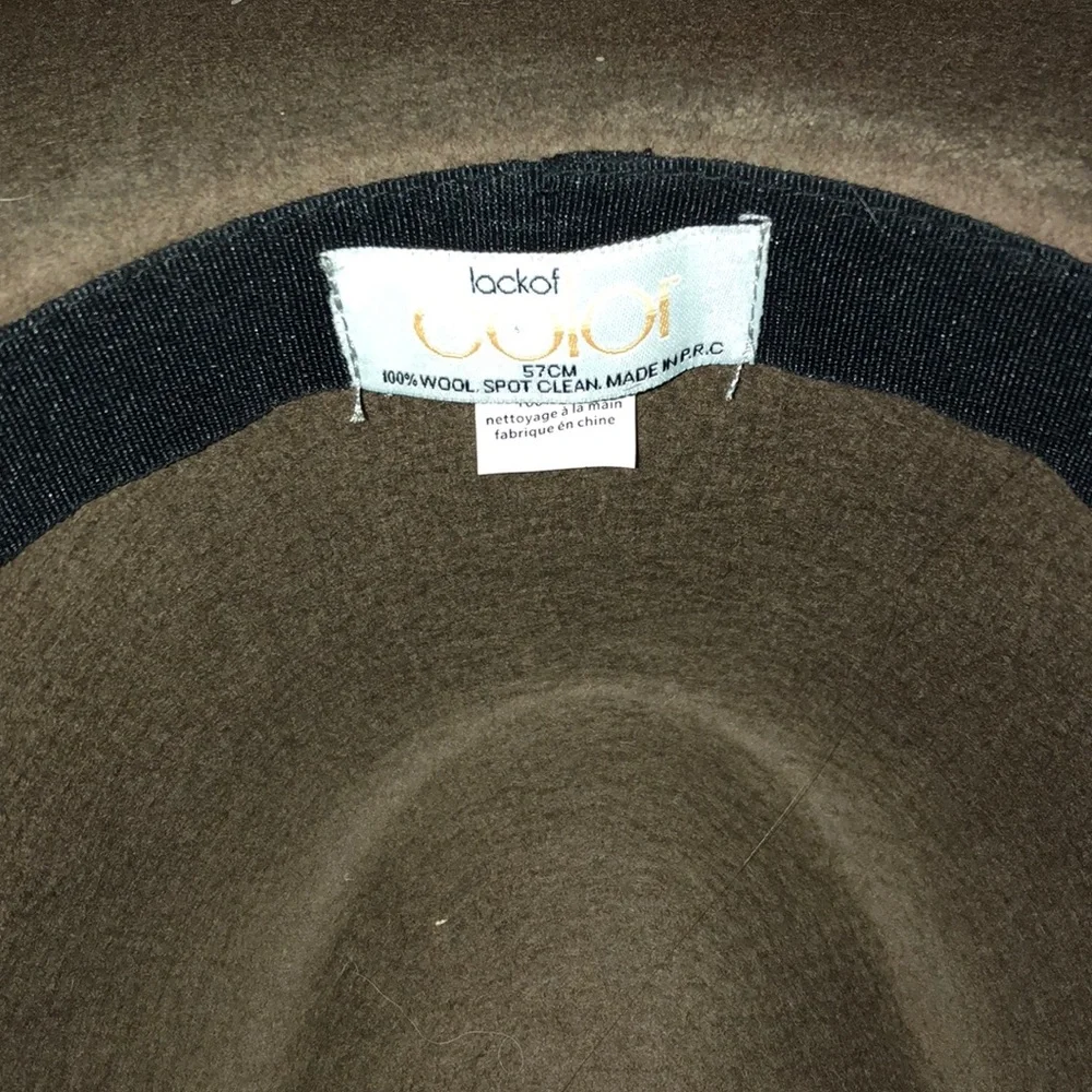 Lack of color hat